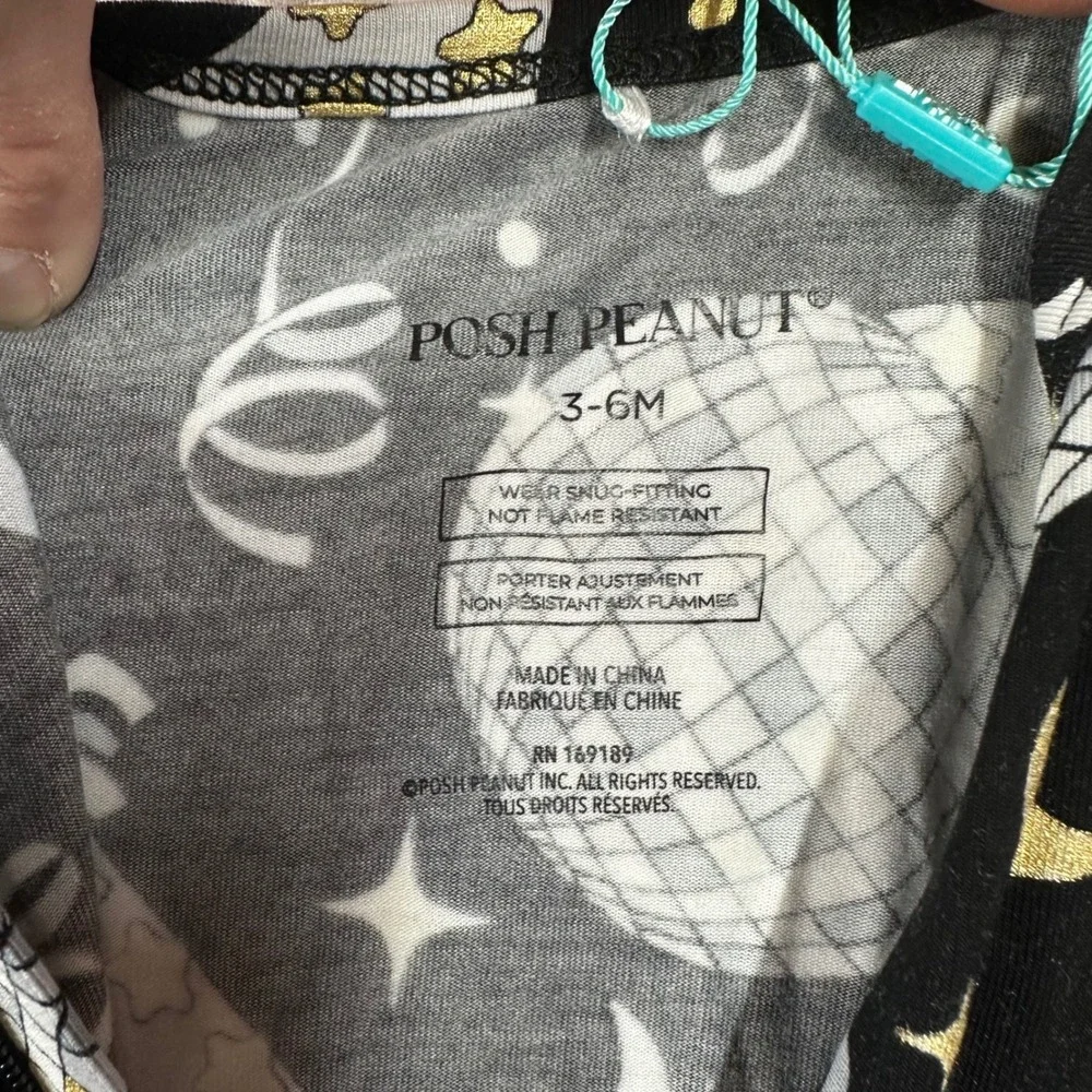 NWT Posh Peanut Convertible One Piece - Midnight Bash New Year's 3-6 month